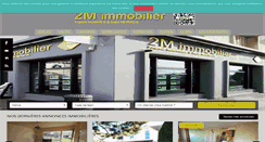 Desktop Screenshot of 2m-immo.com